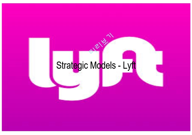  미국대학 Lyft 사업 전략 모델 Columbia Univ Strategic Models Lyft   (1 )
